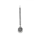 Teejh Adeela Silver Oxidised Maang Tika For Women